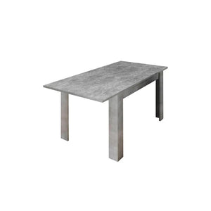 Tavolo allungabile Collezione URBAN colore cemento, dimensioni 137x90cm