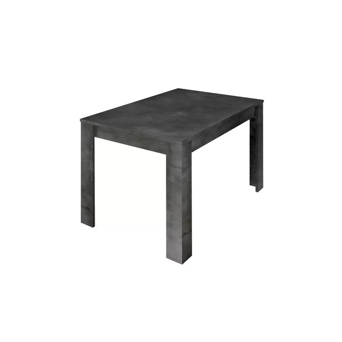 Tavolo estensibile Collezione URBAN colore grigio scuro effetto cemento, dimensioni 137x90cm.
