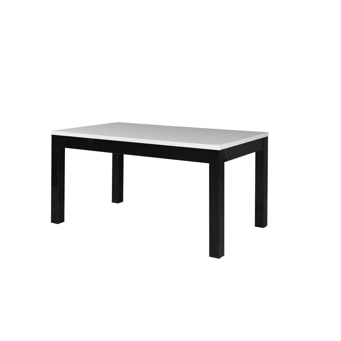 Tavolo FABIO - Colori nero e bianco - 160 cm