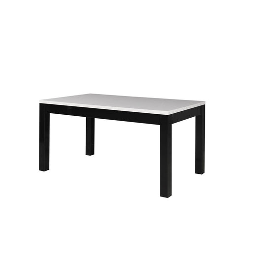 Tavolo FABIO - Colori nero e bianco - 160 cm