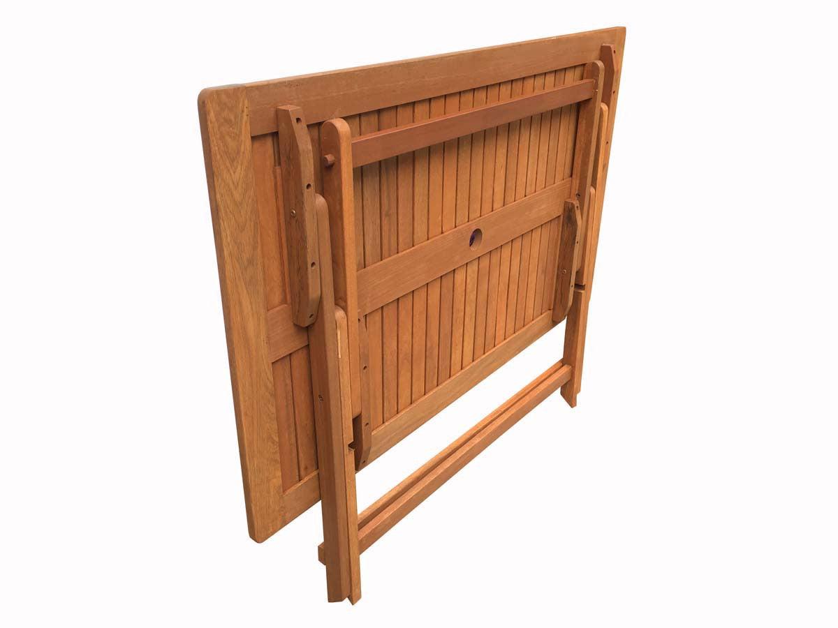 Tavolo pieghevole esotico "Hong Kong" - Maple - 135 x 80 cm - Marrone chiaro