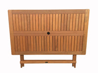 Tavolo pieghevole esotico "Hong Kong" - Maple - 135 x 80 cm - Marrone chiaro