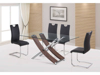 Tavolo da pranzo Diva 160x90x76 cm Color quercia, laccato