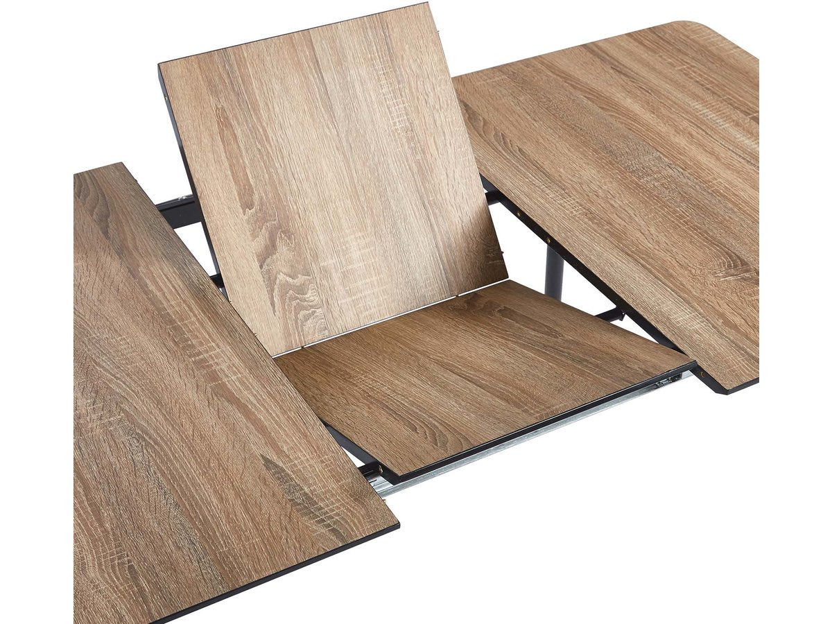 Tavolo da pranzo allungabile "Ebele" - 120/160 x 80 x 76 cm - Rovere