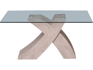 Tavolo da pranzo "Mona" 150 x 90 x 74 cm - Rovere