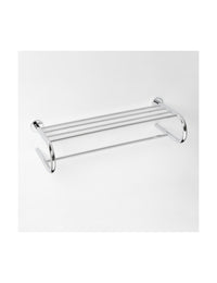 Mensola portasalviette a U OMEGA ottone cromato 65,5x16,5x27cm