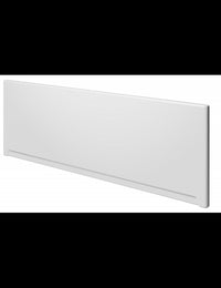 Grembiule vasca frontale universale 140x57 cm in acrilico bianco