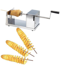 Taglia Affetta A Spirale Ricciolo Patate In Acciaio Inox Professionale Chips         