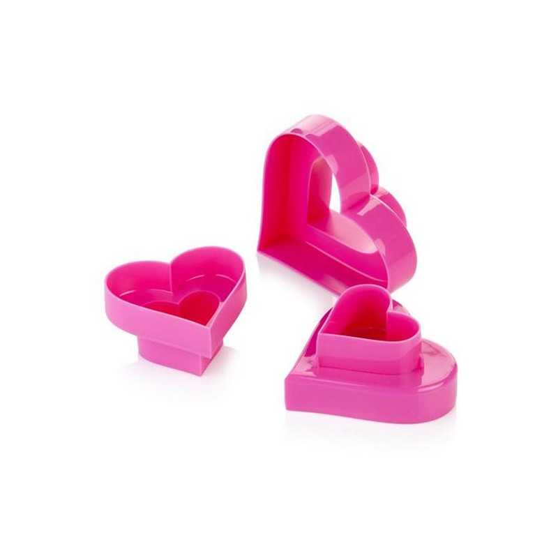 Taglia Biscotti Cuore Set 3 Delicia Tescoma 630862