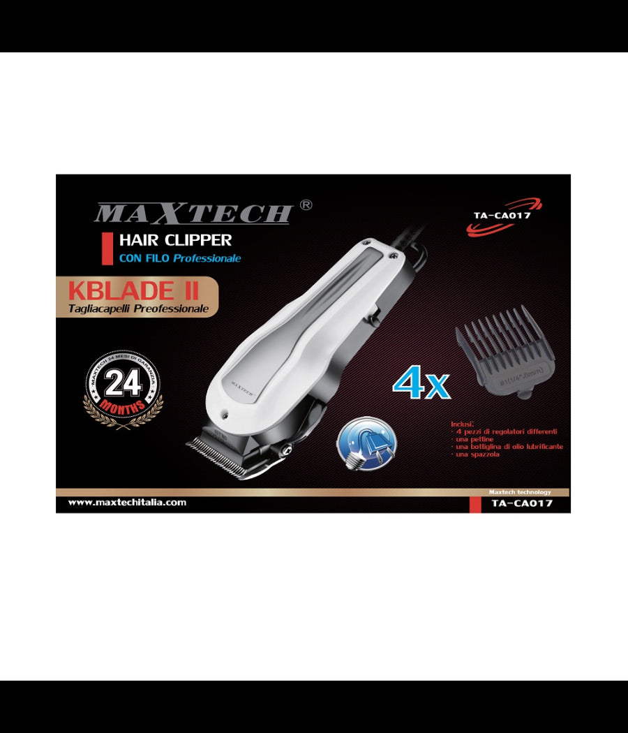 Taglia Capelli Barba Maxtech Per Uomo Professionale Rasoio Elettrico Ta-ca017         