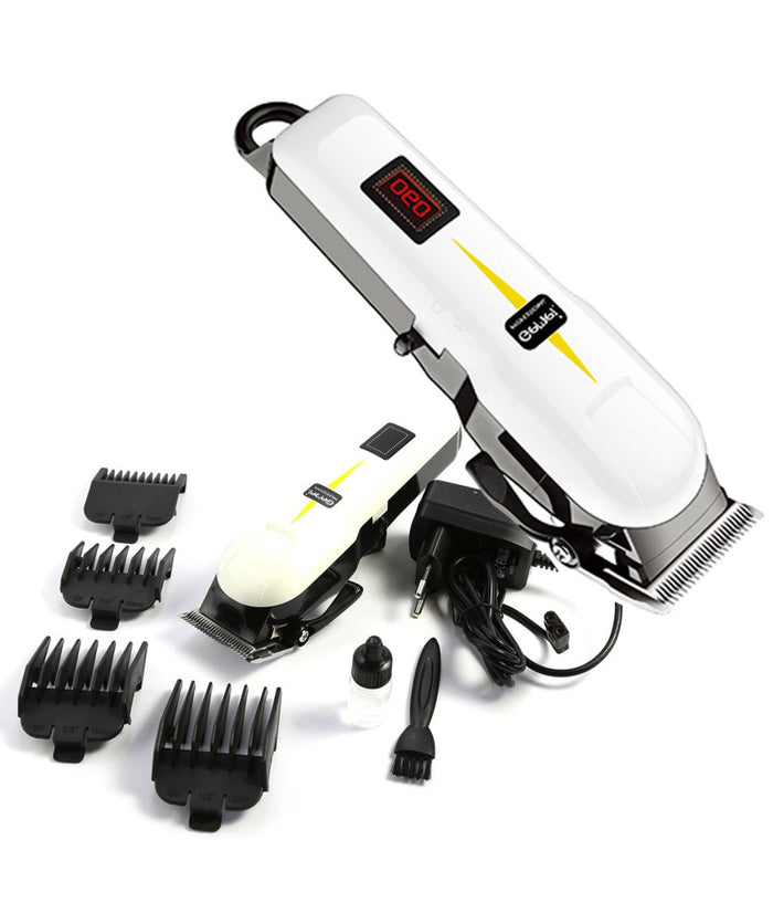 Taglia Capelli Elettrico Rasoio Regola Barba Baffi Ricaricabile Display Gm-6008         