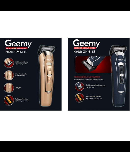 Taglia Capelli Gm6115 Regolabile Professionale Ricaricabile Trimmer Uso Cordless         