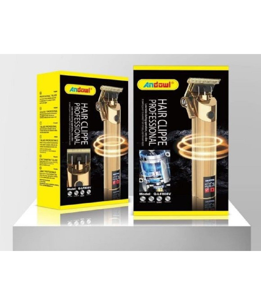 Taglia Capelli Professionale Clipper Ricaricabile Senza Fili Portatile Q-lf808v         