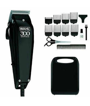 Trade Shop - Taglia Capelli Professionale Regola Barba 8 Guide Pettini Kit Completo Rasoio -