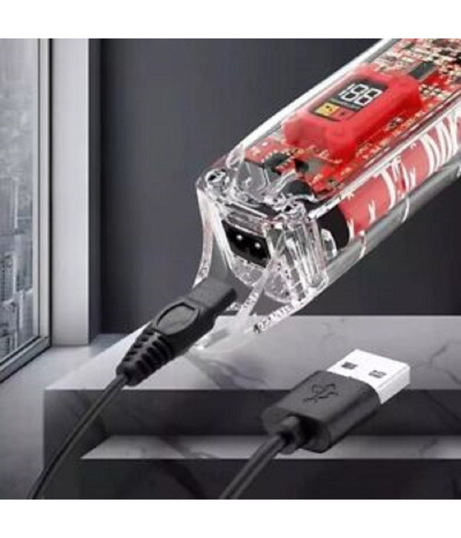 Taglia Capelli Professionale Tagliacapelli Regola Barba Rasoio Elettrico Qlf63         