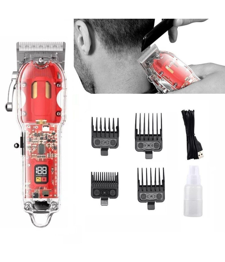 Taglia Capelli Professionale Tagliacapelli Regola Barba Rasoio Elettrico Qlf63         