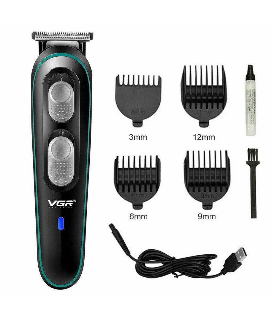 Taglia Capelli Professionale Trimmer Regola Barba Elettrico Ricaricabile V-055         