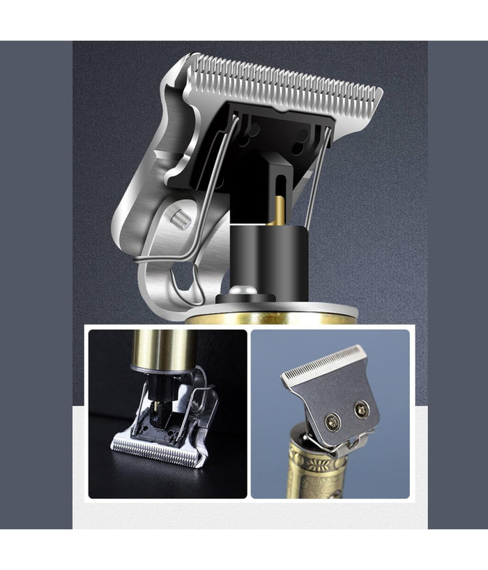 Taglia Capelli Rasoio Elettrico Professionale Regola Barba A Batteria Buddha Oro         300gr