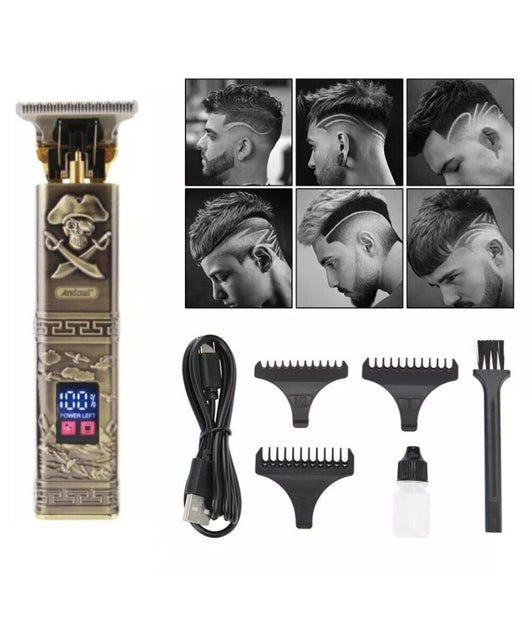 Taglia Capelli Rasoio Elettrico Regola Barba 3 Pettini Ricaricabile Usb Q-tf51         