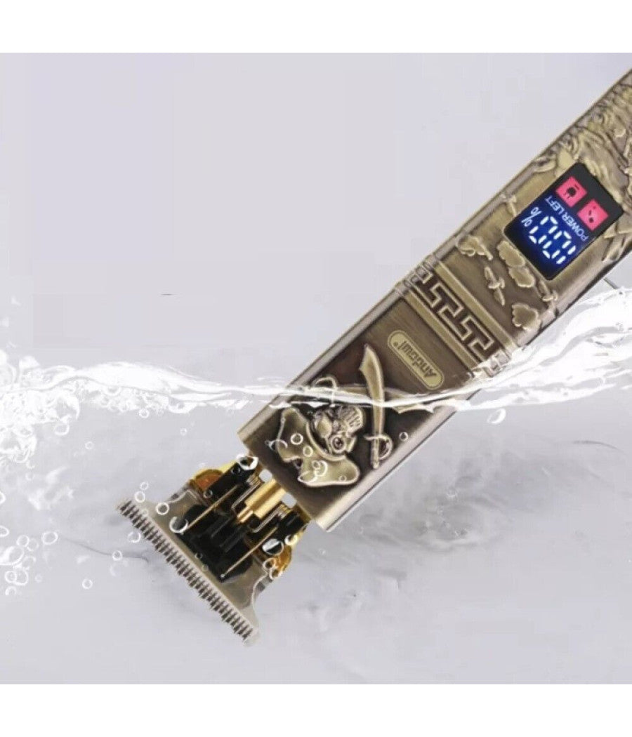 Taglia Capelli Rasoio Elettrico Regola Barba 3 Pettini Ricaricabile Usb Q-tf51         