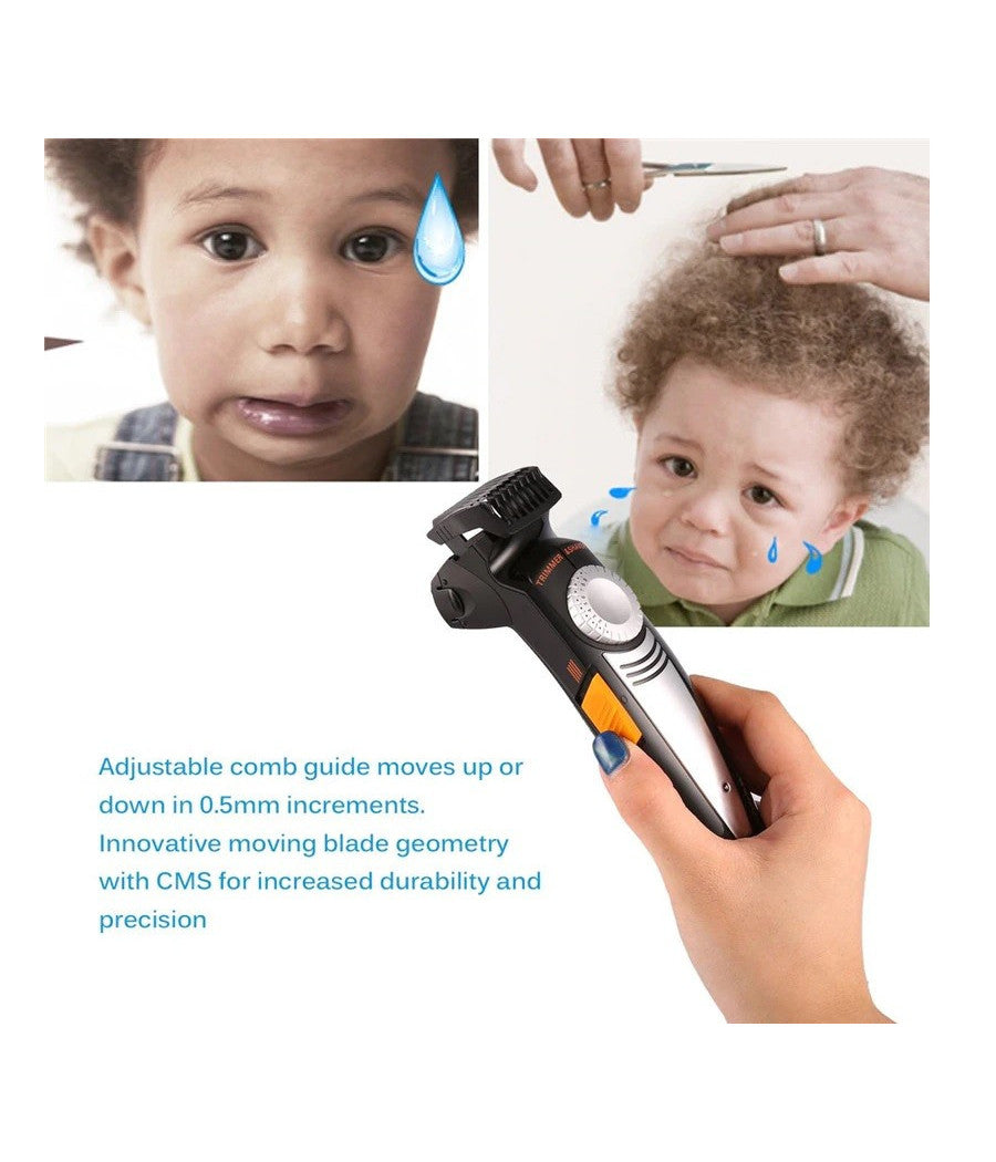 Taglia Capelli Ricaricabile Impermeabile Rasoio Regola Barba Basette Sn132         