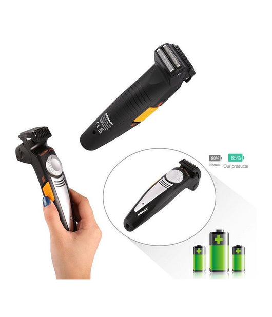 Taglia Capelli Ricaricabile Impermeabile Rasoio Regola Barba Basette Sn132         