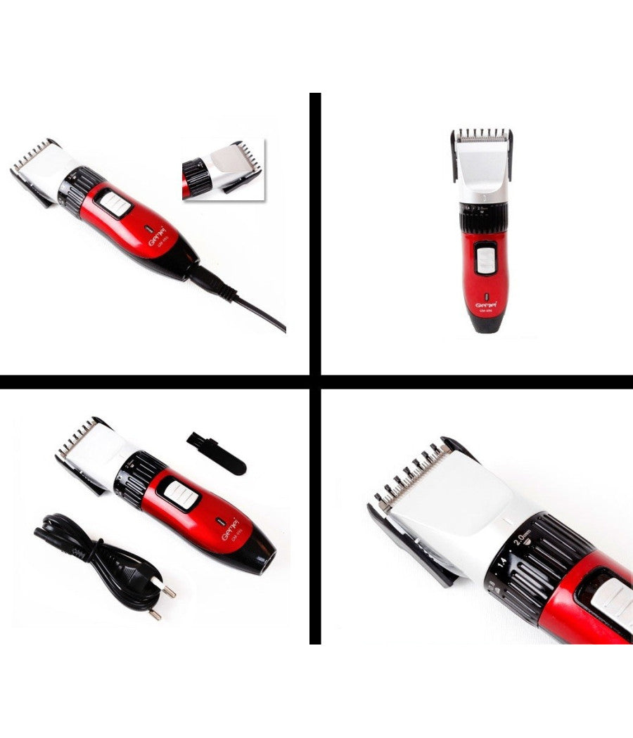 Taglia Capelli Ricaricabile Rasoio Barba Senza Fili Lama Acciaio Inox Gm-696         