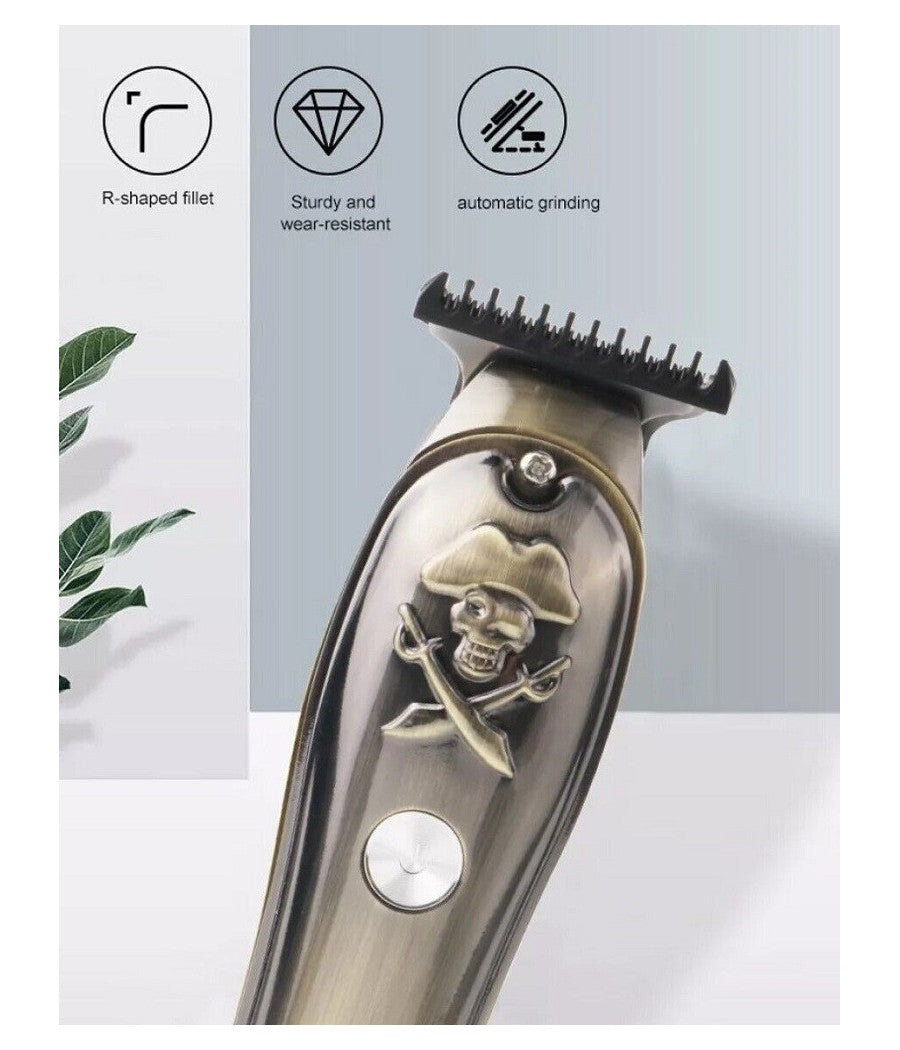 Taglia Capelli Ricaricabile Rasoio Elettrico Regola Barba 3 Pettini Usb Q-tf52         
