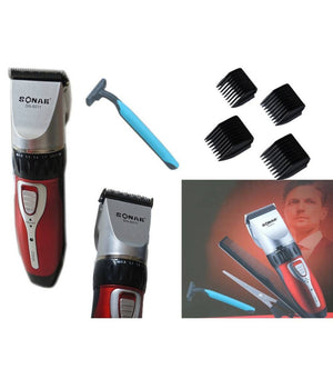 Taglia Capelli Ricaricabile Rasoio Regola Barba Senza Fili Lama Acciaio Sn6011         