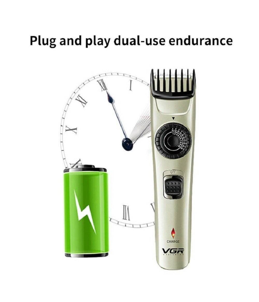 Taglia Capelli Tagliacapelli Rasoio Regola Barba Ricaricabile Vgr V-031         