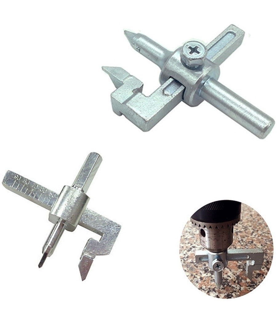 Taglia Piastrelle Tondo Regolabile Punta Trapano Rotondo Incisore Casa Bricolage         