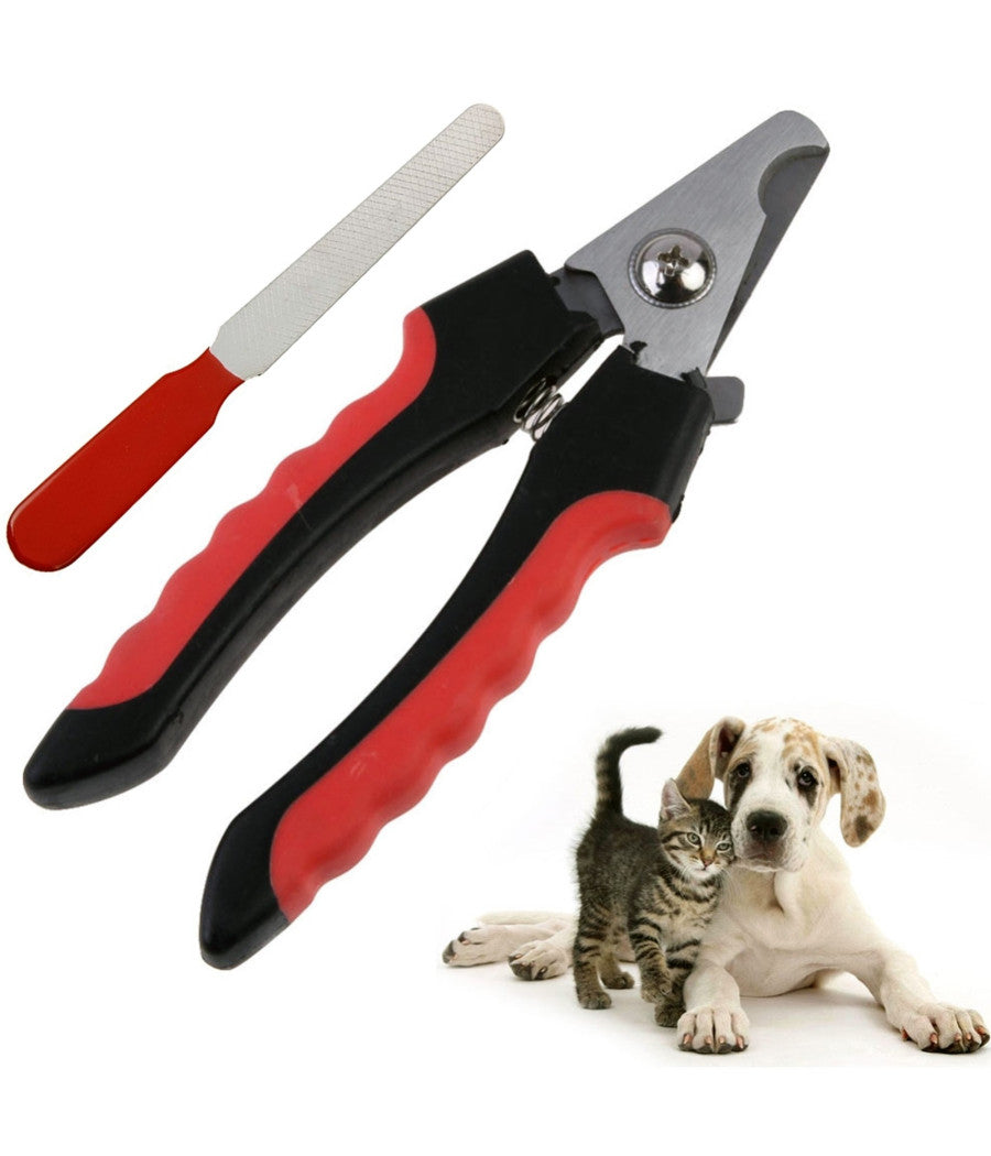 Taglia Unghie Tagliaunghie Forbici Per Cani Gatti Tronchesino Con Lima Limetta         