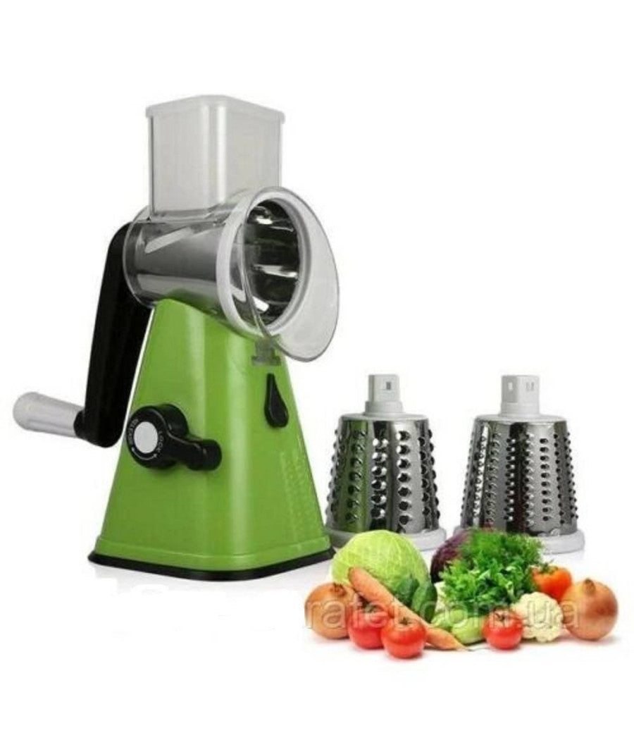 Taglia Verdure Manuale Taglia Trita Grattugia Verdure Frutta 3 Lame Tritatutto         