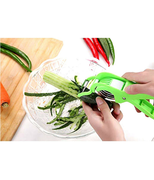 Trade Shop - Taglia Verdure Multiplo Pelino Pela Patate Multi Cutter Peeler Accessori Cucina -