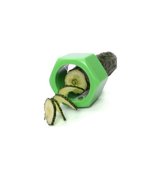 Taglia Zucchine E Ortaggi A Spirale A Forma Di Dado Tempera Verdure         