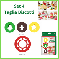 Taglia biscotti tagliapasta formine di natale stampi per dolci occhio di bue utensili da cucina