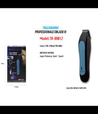 Tagliabarba Professionale Oblade Iii Maxtech Rasoio Regolabile Uomo New Version Ta-ba012         