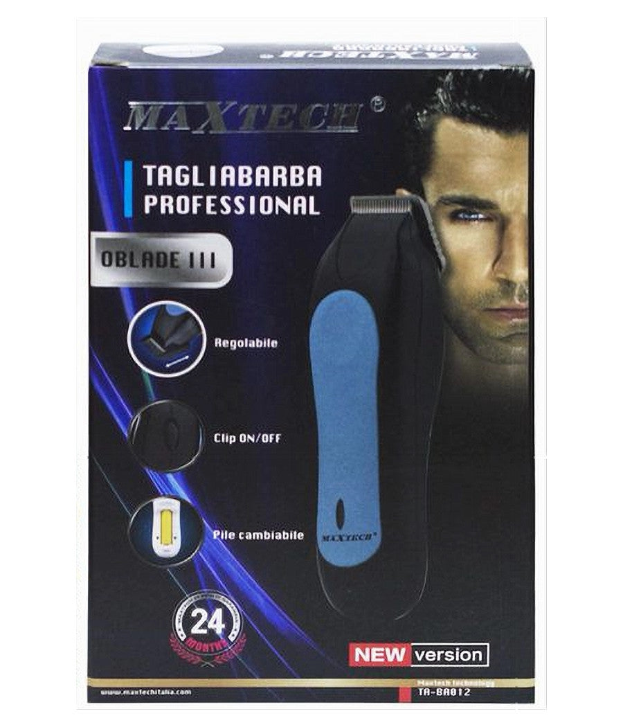 Tagliabarba Professionale Oblade Iii Maxtech Rasoio Regolabile Uomo New Version Ta-ba012         