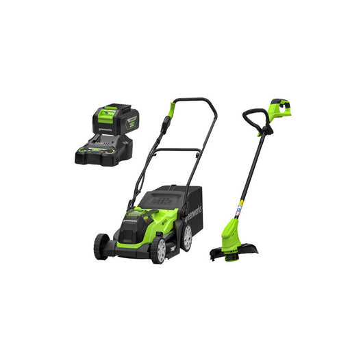 Tagliabordi a batteria 48 V 30 cm con testa rotante e asta telescopica – Greenworks