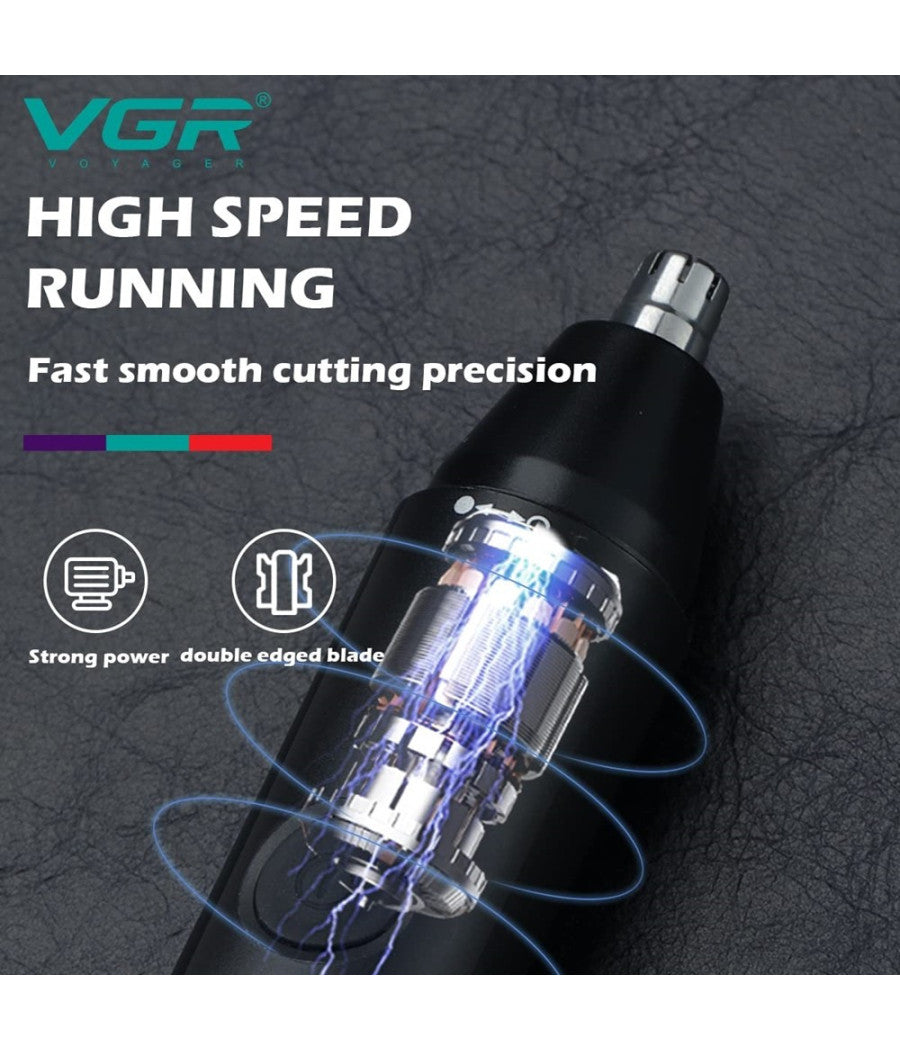 Tagliacapelli 2in1 Rasoio Naso Sopracciglia Professionale Usb Ricaricabile Ipx5 V-613         