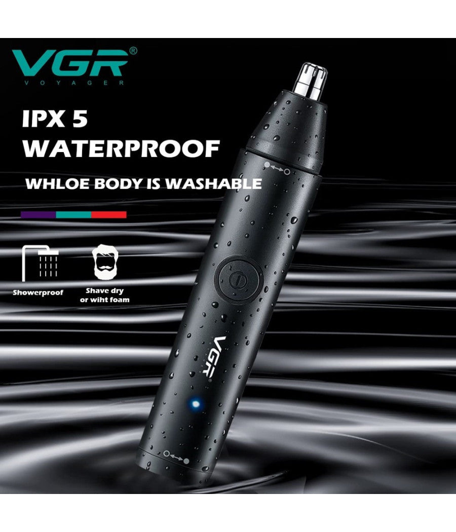 Tagliacapelli 2in1 Rasoio Naso Sopracciglia Professionale Usb Ricaricabile Ipx5 V-613         