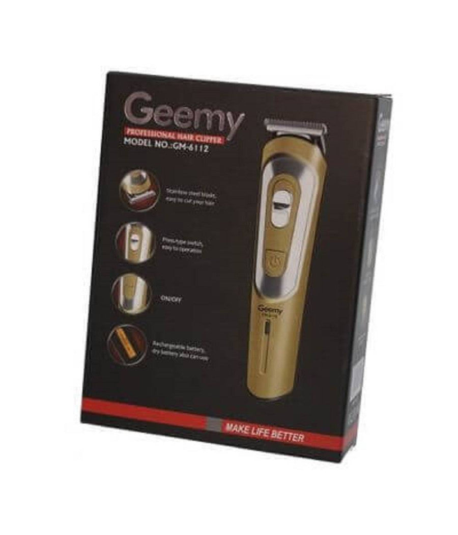 Tagliacapelli A Batteria Gm-6112 Rasoio Ricaricabile Professionale Trimmer Barba         