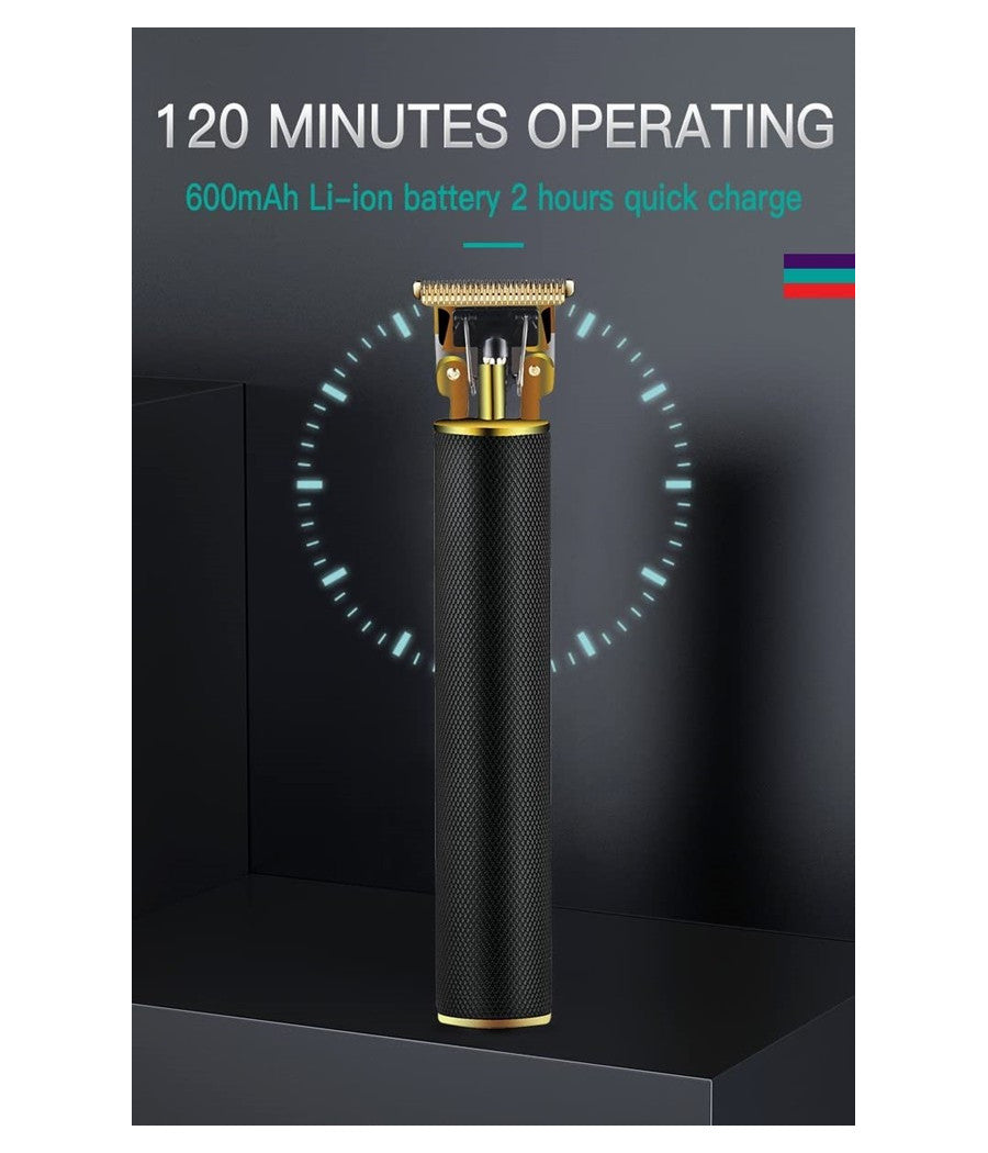 Tagliacapelli Barba A Batteria Ricaricabile Elettrica Con Lama A T Uomo Vgr V-179         