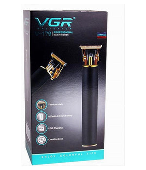 Tagliacapelli Barba A Batteria Ricaricabile Elettrica Con Lama A T Uomo Vgr V-179         