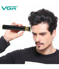Tagliacapelli Barba A Batteria Ricaricabile Elettrica Con Lama A T Uomo Vgr V-179         