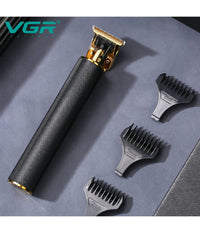 Tagliacapelli Barba A Batteria Ricaricabile Elettrica Con Lama A T Uomo Vgr V-179         