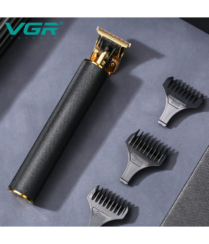 Tagliacapelli Barba A Batteria Ricaricabile Elettrica Con Lama A T Uomo Vgr V-179         