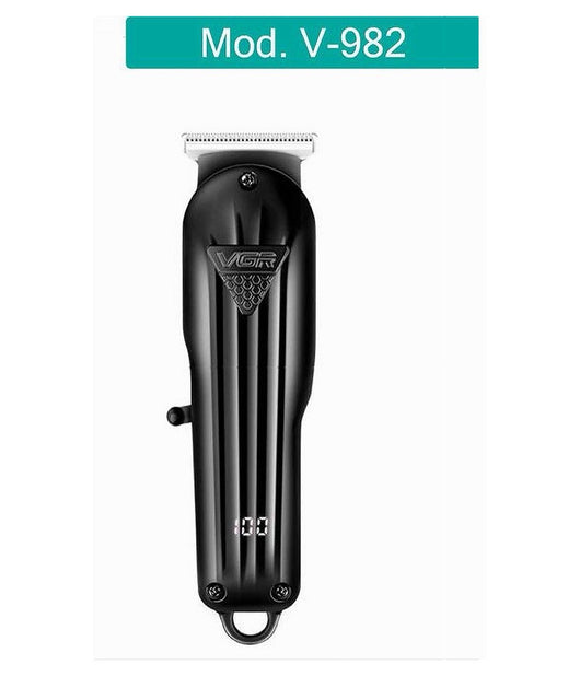 Tagliacapelli Barba Professionale A Batteria Ricaricabile Display Digitale V-982         