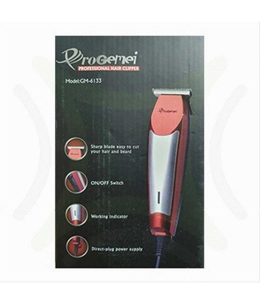 Tagliacapelli Barba Professionale Elettrico Gm-6133 Con Filo Indicatore Funzionamento         