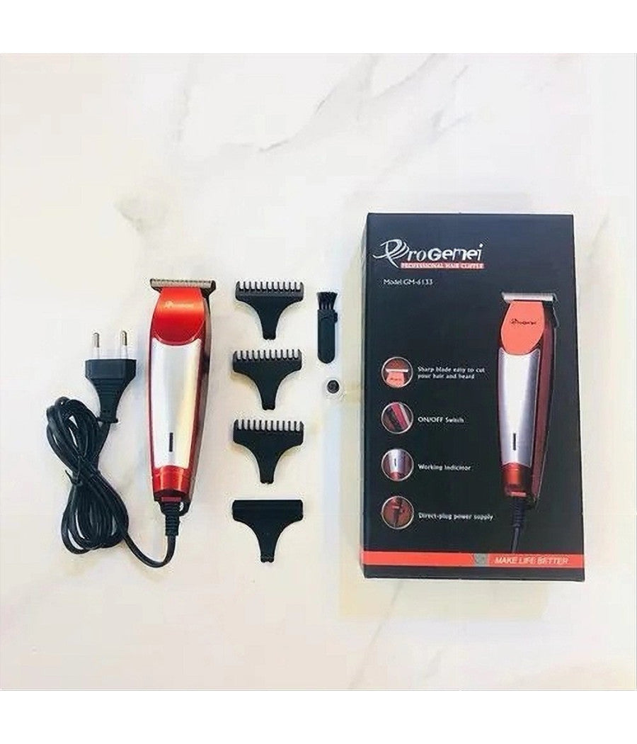 Tagliacapelli Barba Professionale Elettrico Gm-6133 Con Filo Indicatore Funzionamento         